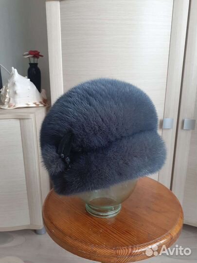 Шапка нокровая женская