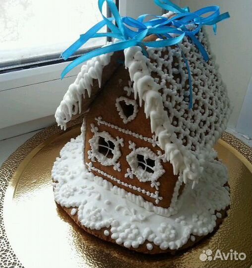 Пряничный домик, пряники новогодние