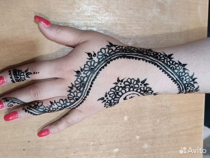 Рисунок хной. Хна яхты