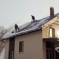 Чистка снега с кровли Калязин