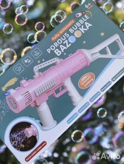 Генератор мыльных пузырей, пистолет с пузырями
