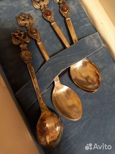 Серебряная чайная ложка старинная