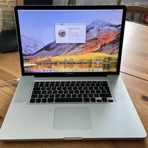 MacBook Pro 17 late 2011 i7 2,4 16 GB озу 1 TB