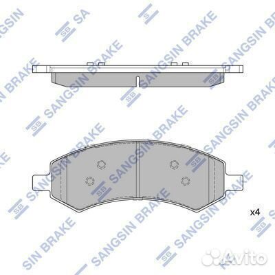 Колодки дисковые п. dodge dakota/ram 1500 06