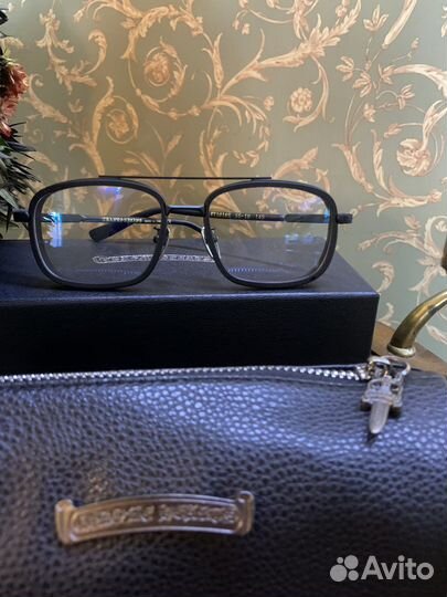 Очки chrome hearts прозрачные