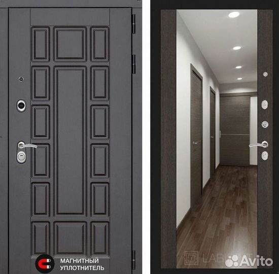 Дверь входная Венге Италия металлическая