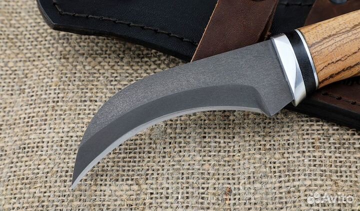 Нож Грибника сталь Х12мф рукоять зебрано