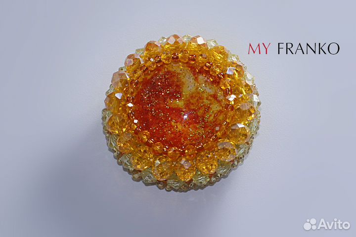 Броши «Солнце»; «Полнолуние»