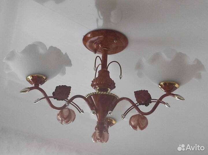 Люстра потолочная бу