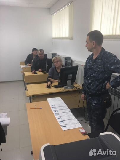 Обучение охранников, Обучение на оружие