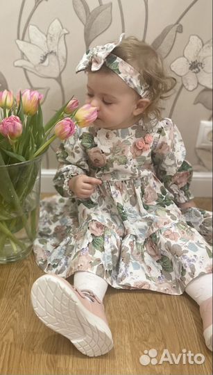 Платье для девочки 92