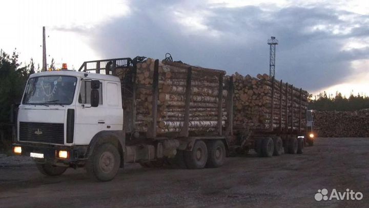 Лесовоз с манипулятором