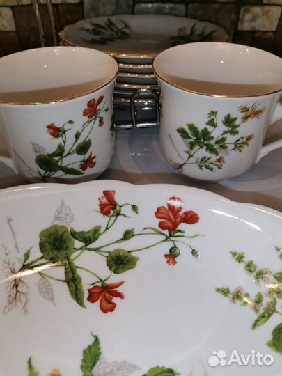 Раритетный Чайный сервиз Leander 1907 Чехия