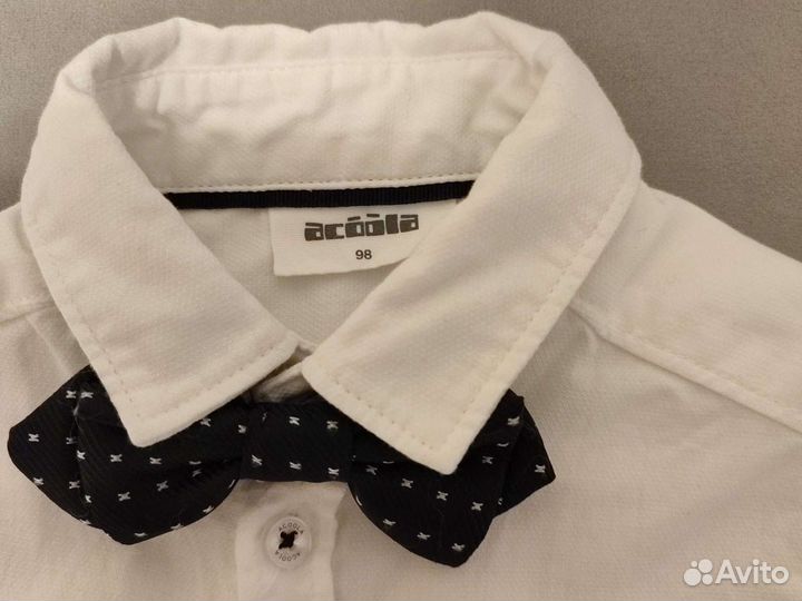 Рубашка белая 98