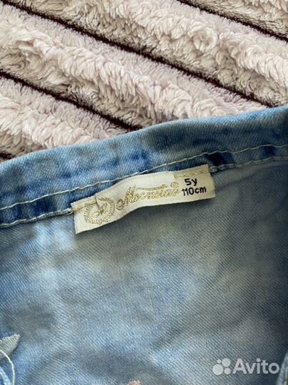 Джинсовая жилетка для девочки