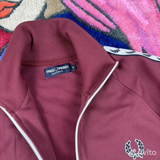 Fred perry олимпийка с лампасами