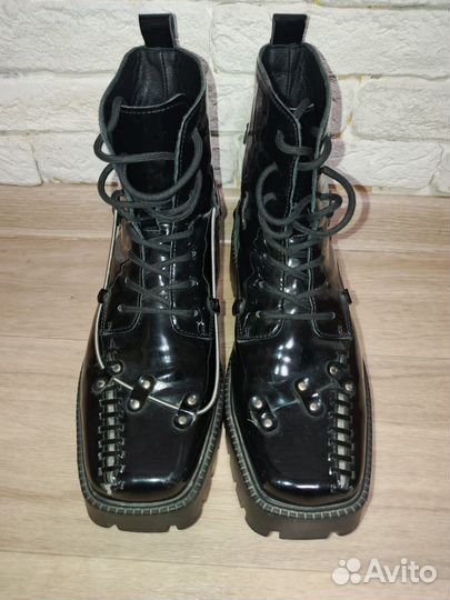 Ботинки женские натуральный лак