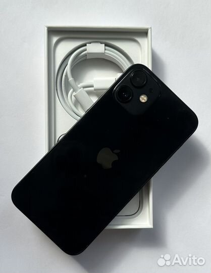 Телефон Apple iPhone 12 mini 256 гб черный