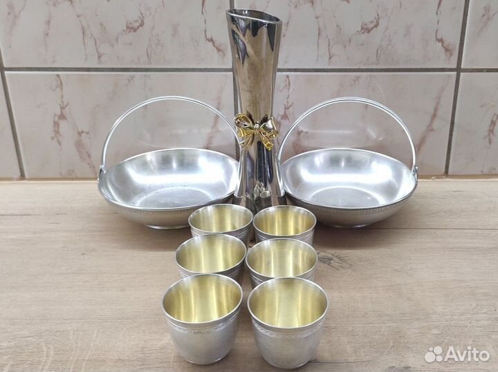 Мельхиоровые конфетницы