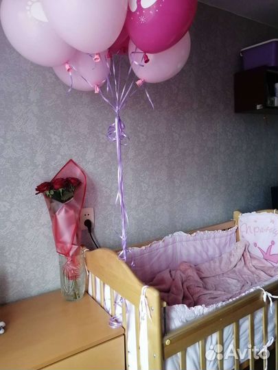 Кроватка с маятником наша мама