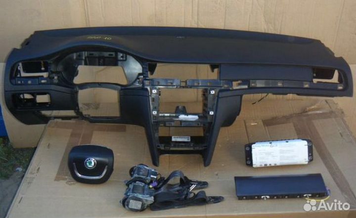 Торпедо airbag Skoda superb 1поколение
