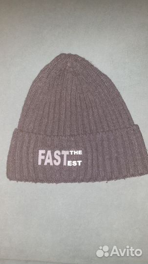 Вязаная шапка мужская
