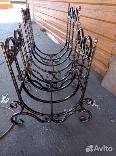 Дровница кованая