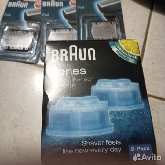Очищающий картридж для бритвы braun