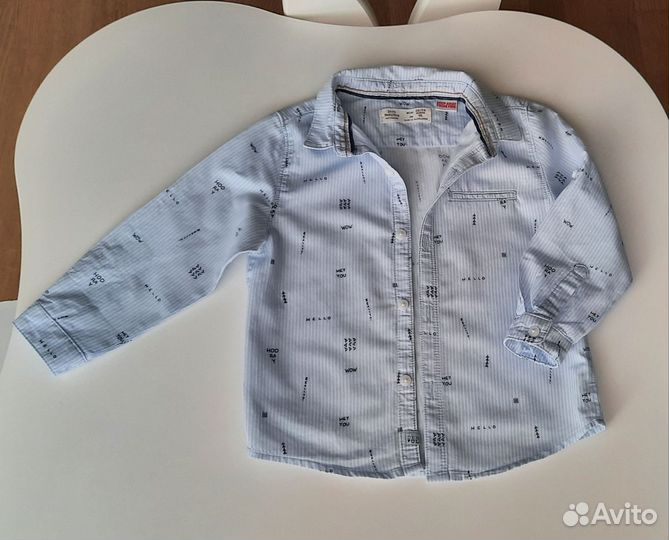 Рубашка zara для мальчика
