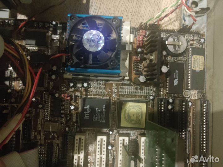 Рабочий ретро пк socket 7
