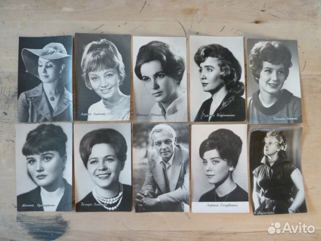 Актеры разных лет(ч\б и цветные фото)