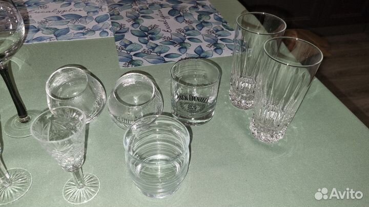 Фужеры бокалы и стаканы