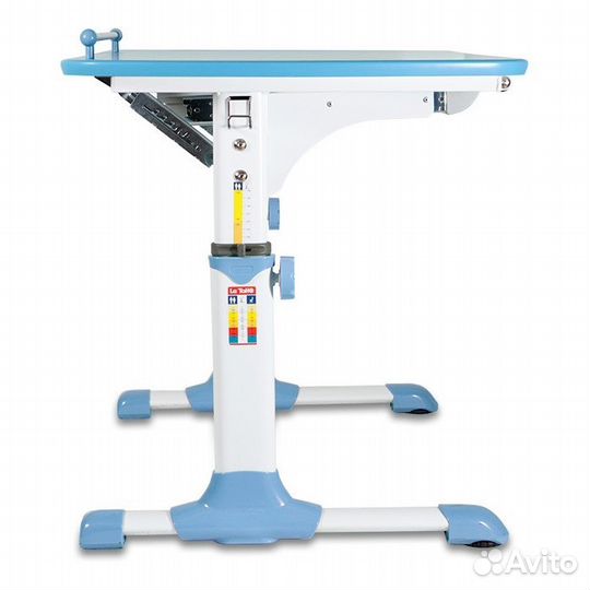 Учебный растущий стол Conductor-06 голубой