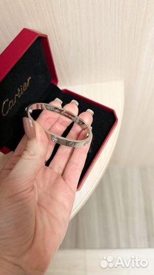 Браслет cartier love без вставок