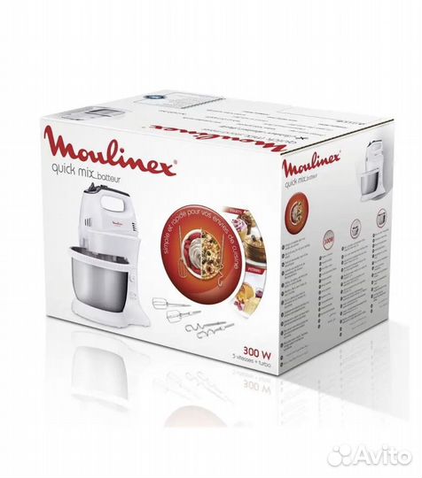 Планетарный миксер moulinex новый