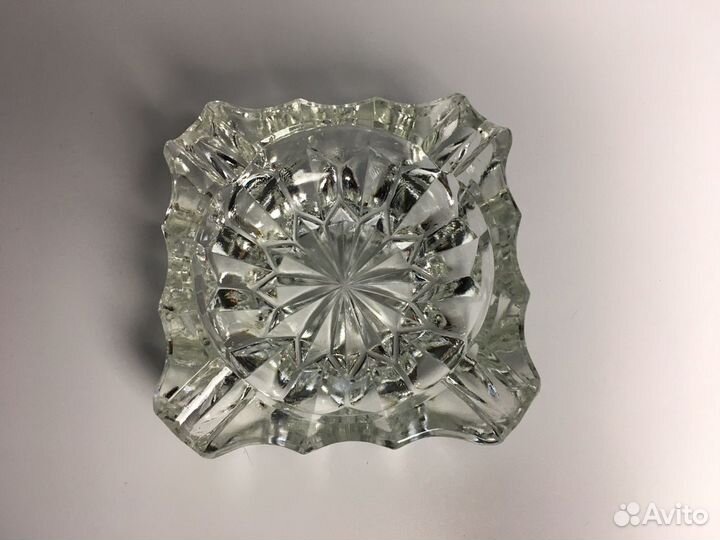 Пепельницы хрустальные 2шт