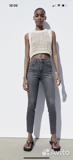 Новые джинсы zara 36 размер