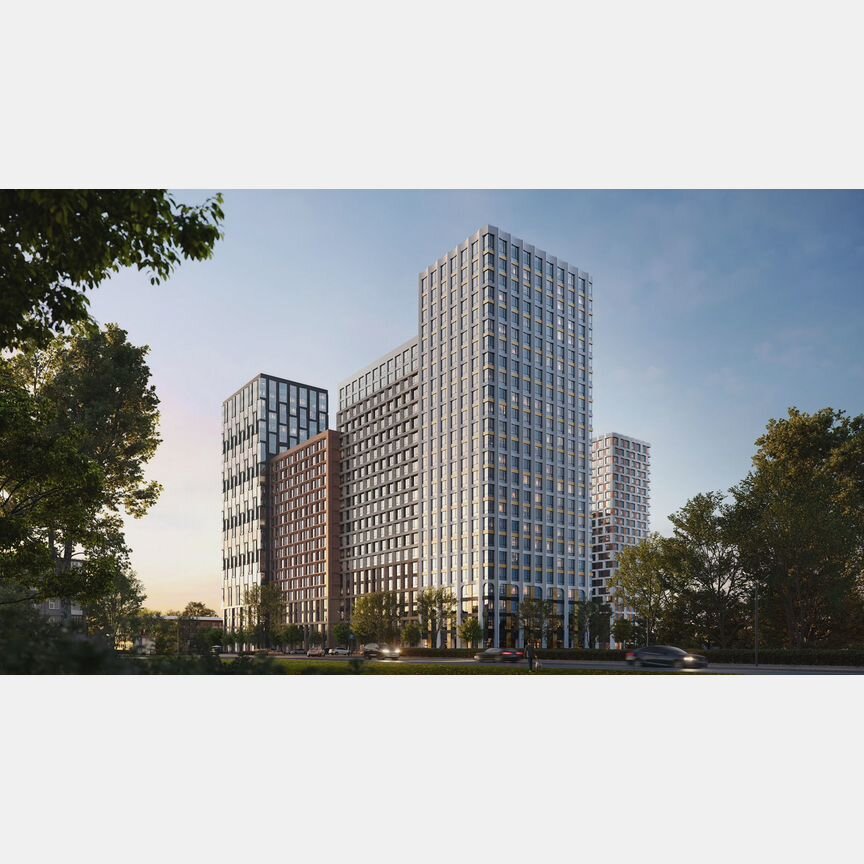 3-к. квартира, 99,1 м², 16/17 эт.