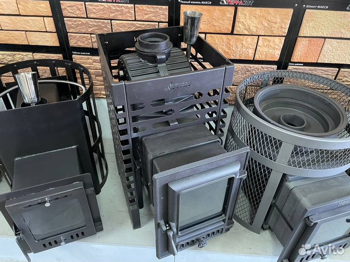 Чугунная печь для бани