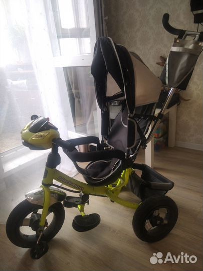 Детский велосипед с ручкой бу