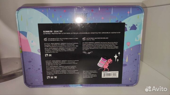 Набор глиттеров NYX Sugar Trip Glitter Vault