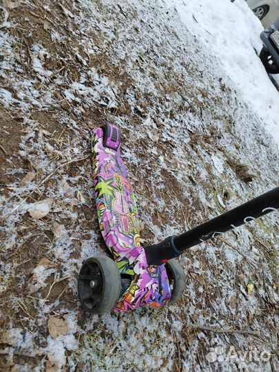 Самокат детский трехколесный бу