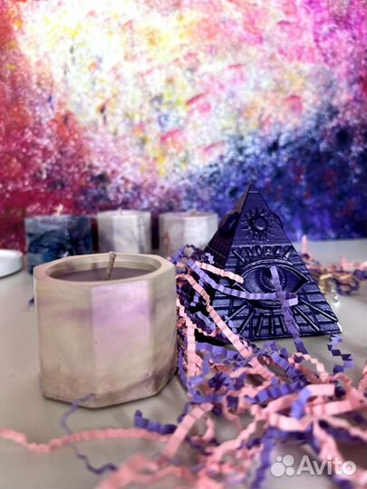 Свечи ручной работы и предметы декора