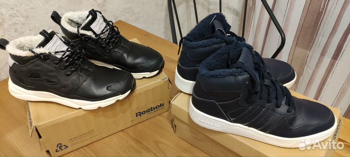 Кроссовки reebok, зимние