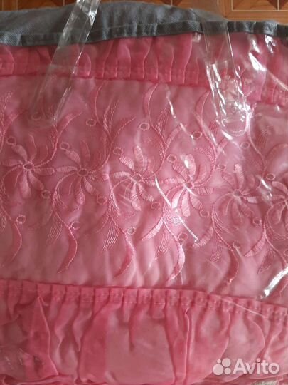 Комплект шторы покрывало ламбрекен.наволочка