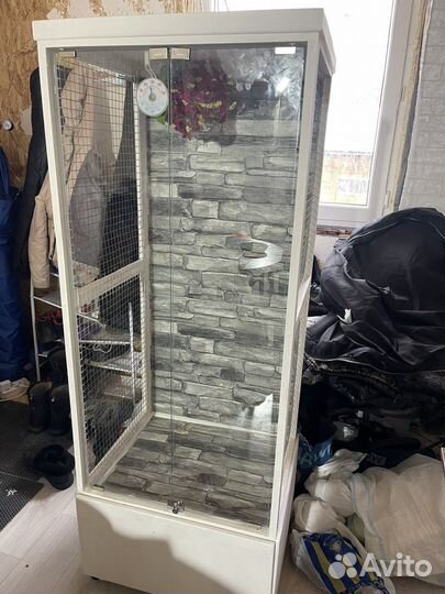Большой вольер для птиц, грызунов. Доставка