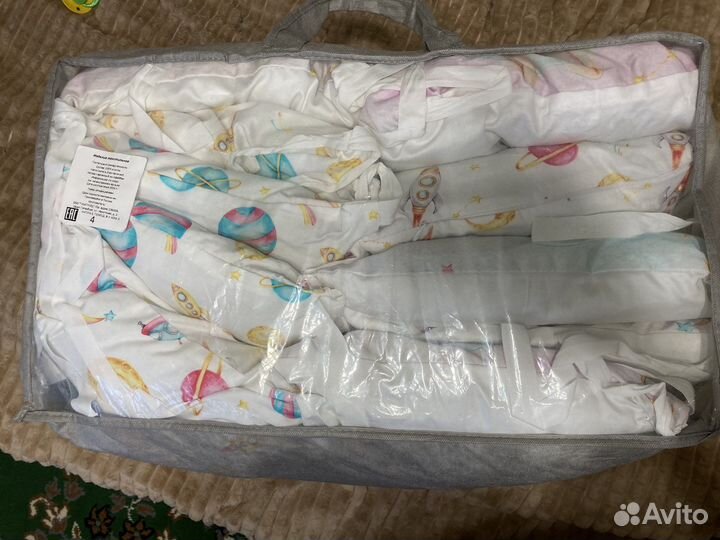 Бортики на кроватку