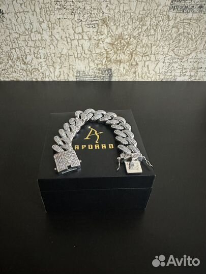 Браслет Aporro с позолотой и фианитами