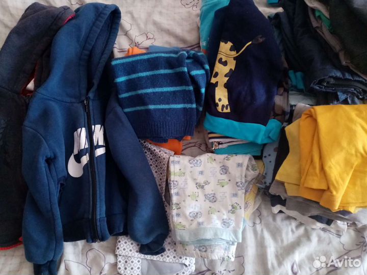 Два пакета вещей для мальчика от 1.5 до 3 лет