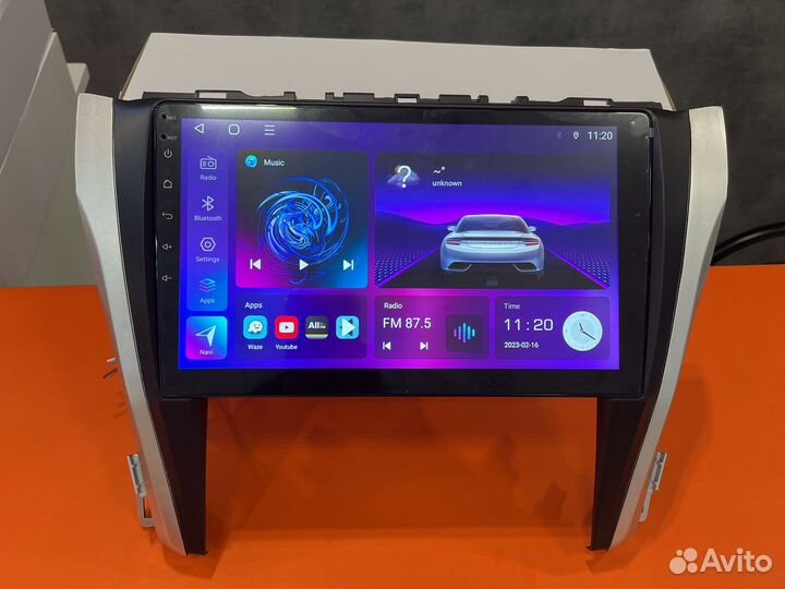 Автомагнитола на андроиде для Toyota Camry 55